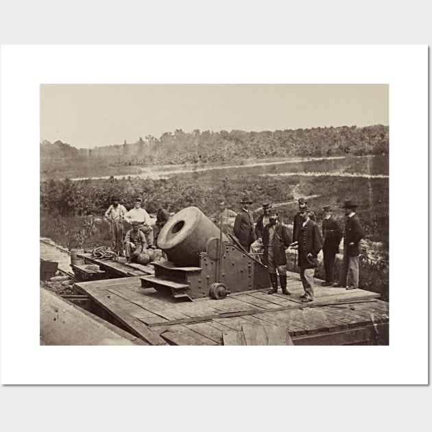 Vintage Civil War The Dictator Siege Mortar at Petersburg Wall Art by pdpress